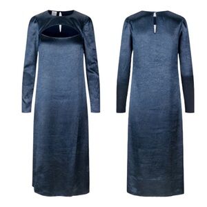 BUAM UND PFERGARTEN ANETO LONG‎ SLEEVE MIDI DRESS NWT